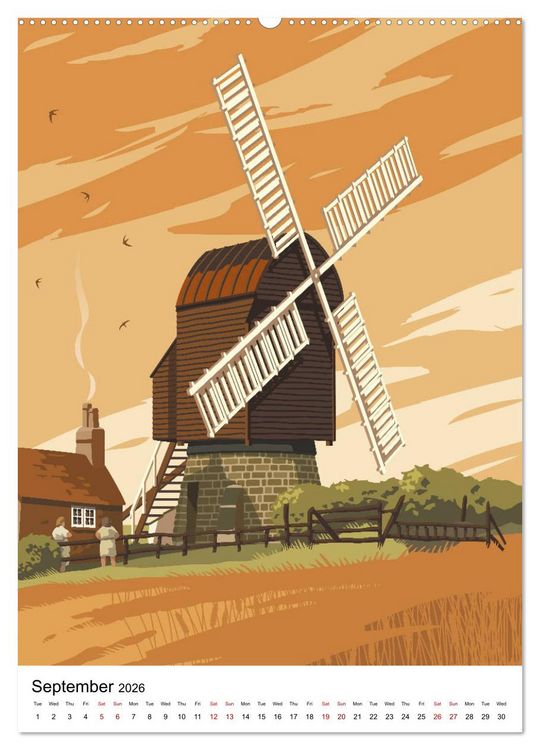 Produktbild: Ilkeston, Past and Present (High Quality Premium Wall Calendar 2026 DIN A2 portrait),CALVENDO 12 Month Wall Calendar