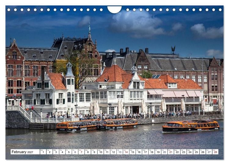 Produktbild: Discover Holland Amsterdam and the Coastal Landscapes of the Netherlands (Wall Calendar 2027 DIN A4 landscape), CALVENDO 12 Month Wall Calendar