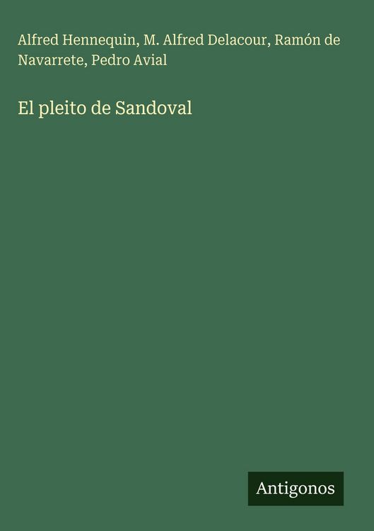 Produktbild: El pleito de Sandoval
