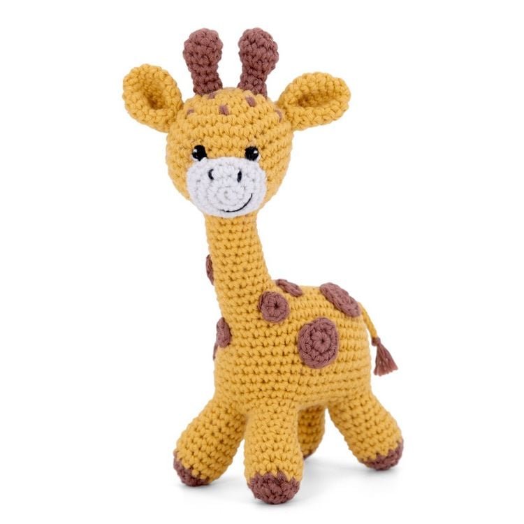 Produktbild: gr&uuml;ndl H&auml;keltier Giraffe Gina, N&auml;hset, H&auml;kelset