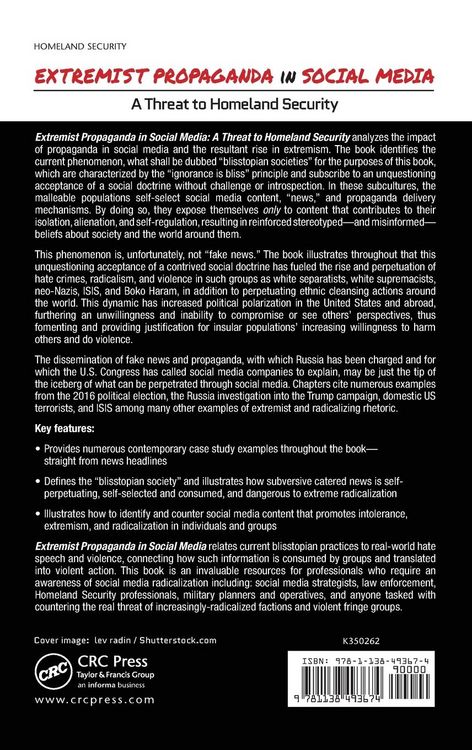 Produktbild: Extremist Propaganda in Social Media