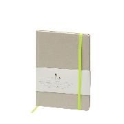 Produktbild: Soft Cover Notizbuch. Neon / Stoff, 180, stone, liniert / A5