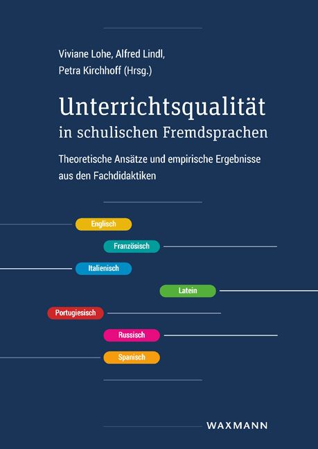 Produktbild: Unterrichtsqualit&auml;t in schulischen Fremdsprachen