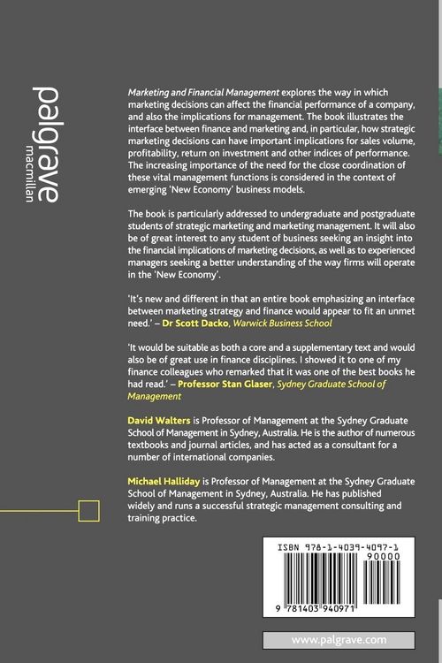 Produktbild: Marketing and Financial Management