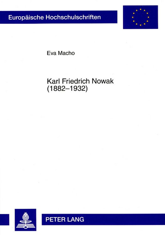 Produktbild: Karl Friedrich Nowak (1882-1932)
