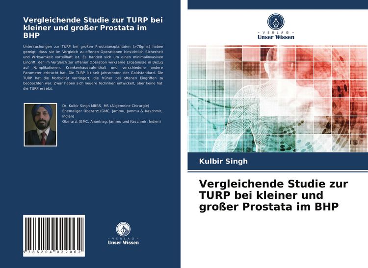 Produktbild: Vergleichende Studie zur TURP bei kleiner und gro&szlig;er Prostata im BHP