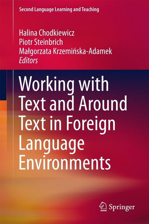Produktbild: Working with Text and Around Text in Foreign Language Environments