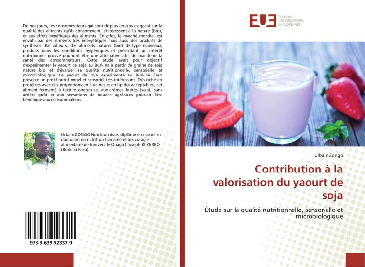 Produktbild: Contribution &agrave; la valorisation du yaourt de soja