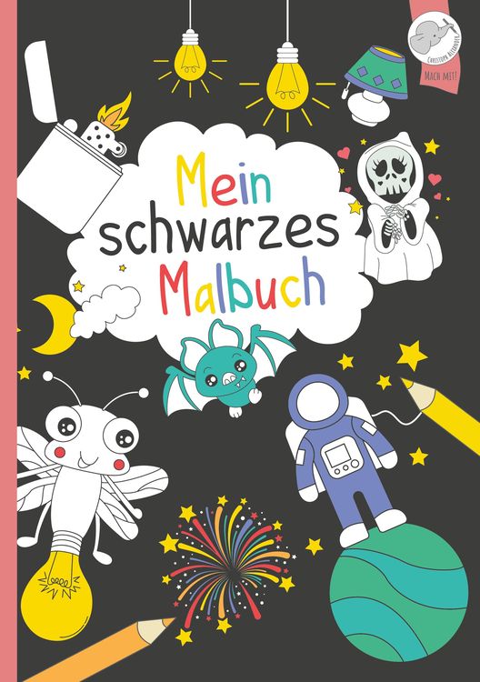 Produktbild: Mein schwarzes Malbuch