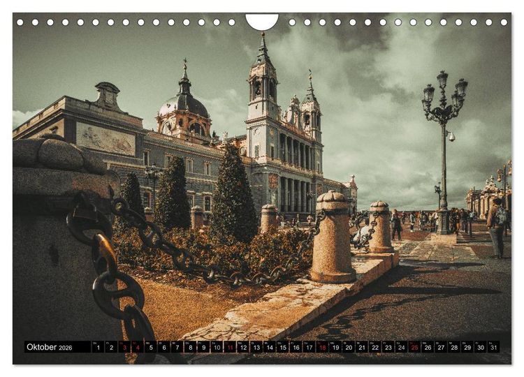 Produktbild: Hauptstadt Madrid (Wandkalender 2026 DIN A4 quer), CALVENDO Monatskalender