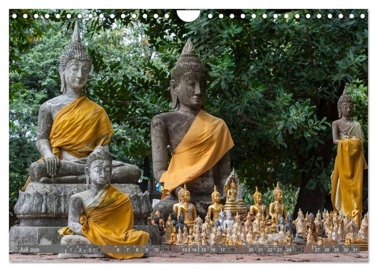 Produktbild: Buddha - Momente der inneren Einkehr (Wandkalender 2026 DIN A4 quer), CALVENDO Monatskalender