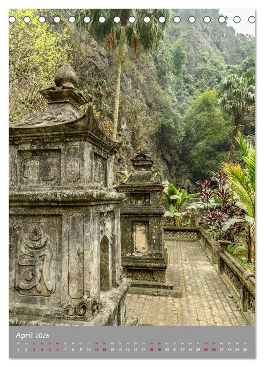 Produktbild: Vietnam Alltag, Farben, Geschichte (Tischkalender 2026 DIN A5 hoch), CALVENDO Monatskalender
