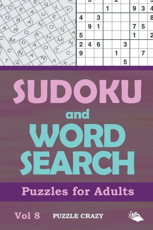 Produktbild: Sudoku and Word Search Puzzles for Adults Vol 8