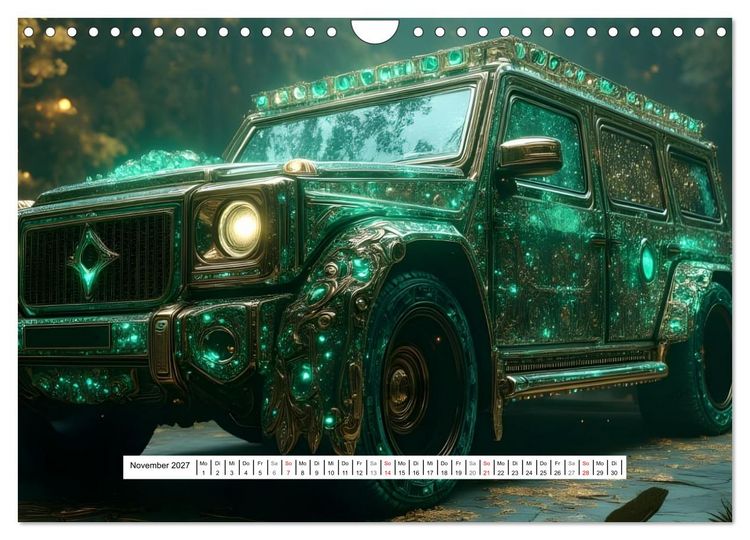 Produktbild: N&auml;chster Halt: Luxus Fantasien (Wandkalender 2027 DIN A4 quer), CALVENDO Monatskalender