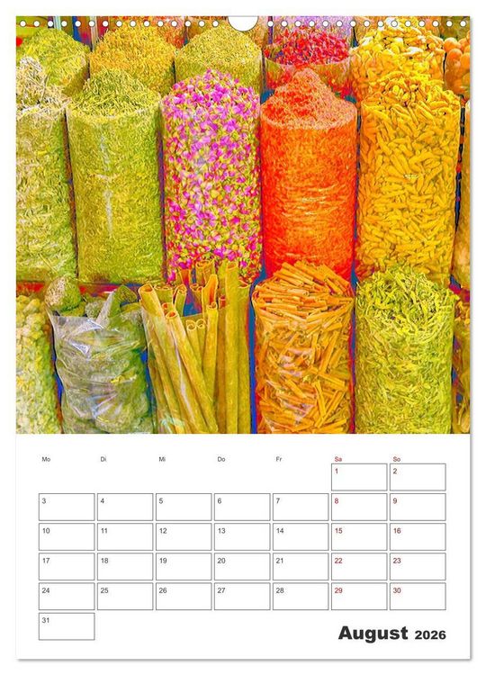 Produktbild: Dubai - Urlaubsplaner (Wandkalender 2026 DIN A3 hoch), CALVENDO Monatskalender