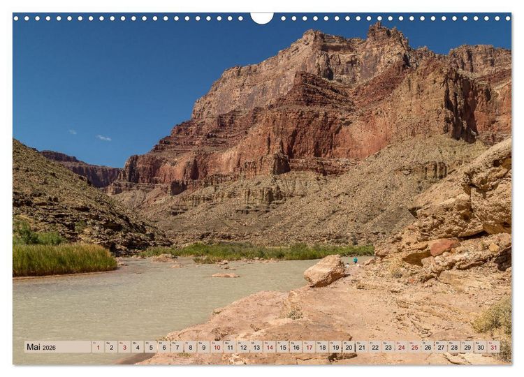 Produktbild: Colorado River Rafting im Grand Canyon (Wandkalender 2026 DIN A3 quer), CALVENDO Monatskalender
