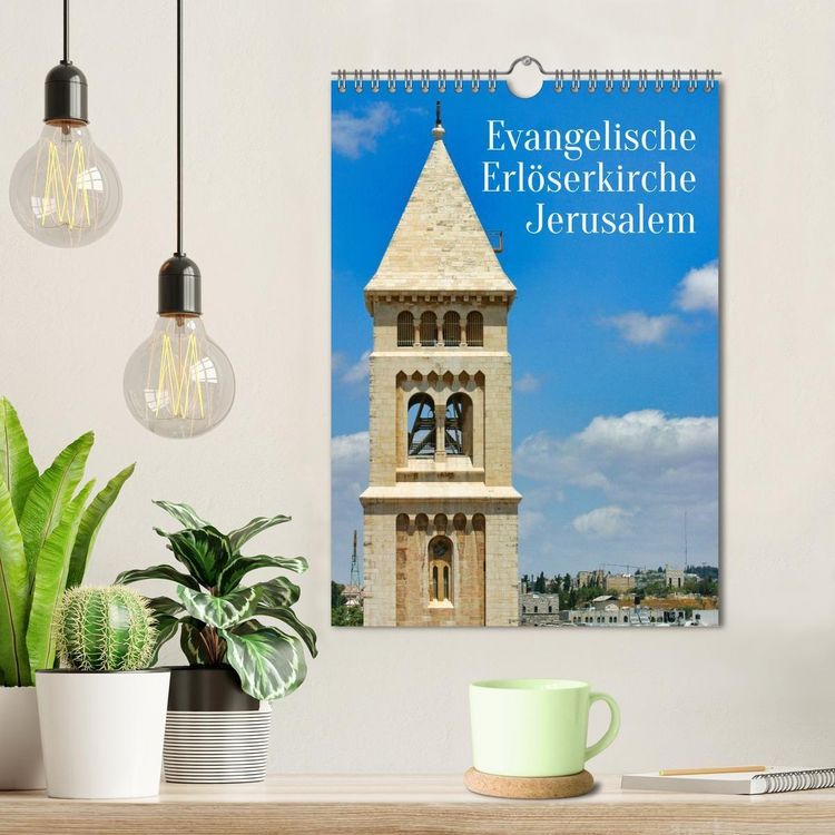 Produktbild: Evangelische Erl&ouml;serkirche Jerusalem (Wandkalender 2027 DIN A4 hoch), CALVENDO Monatskalender
