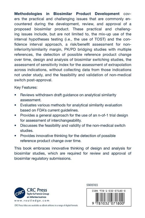 Produktbild: Methodologies in Biosimilar Product Development