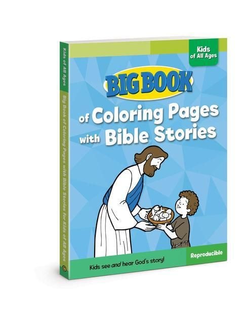 Produktbild: Big Book of Coloring Pages with Bible Stories for Kids of All Ages