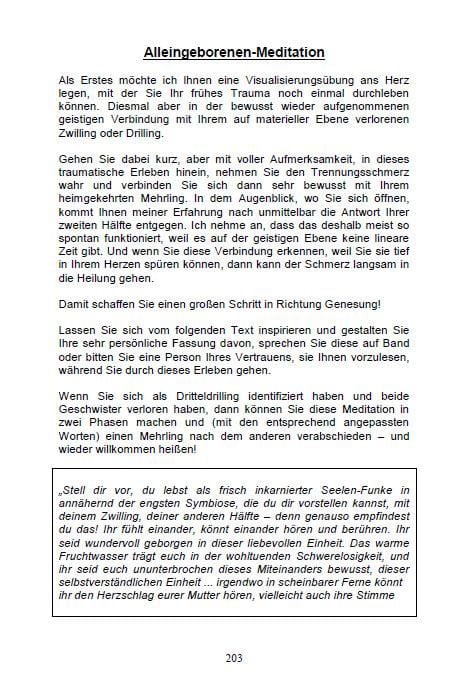 Produktbild: Alleingeborener Zwilling