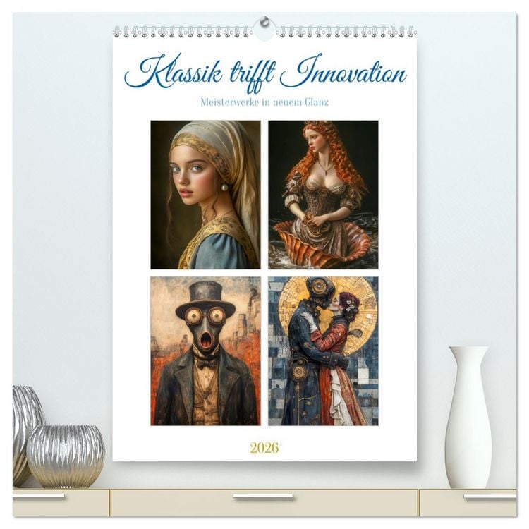 Produktbild: Klassik trifft Innovation (hochwertiger Premium Wandkalender 2026 DIN A2 hoch), Kunstdruck in Hochglanz