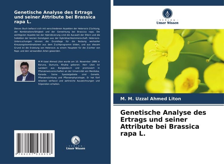 Produktbild: Genetische Analyse des Ertrags und seiner Attribute bei Brassica rapa L.