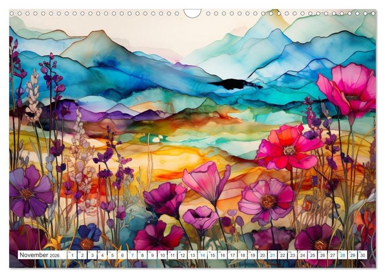 Produktbild: Farbsinfonie der Natur (Wandkalender 2026 DIN A3 quer), CALVENDO Monatskalender