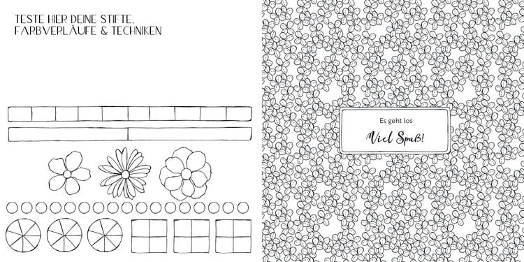 Produktbild: Bl&uuml;tentraum &ndash; Florale Motive ausmalen