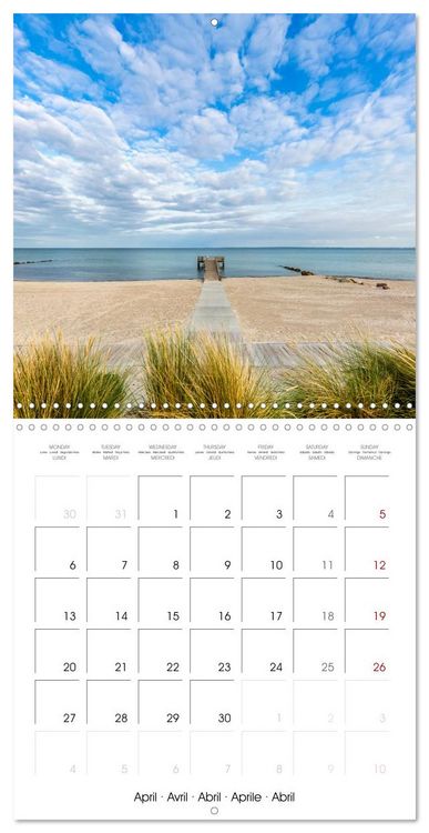 Produktbild: SEA BREEZE Relaxing coastal moments (Wall Calendar 2026 12 &times; 12 Inch) CALVENDO 12 Month Wall Calendar
