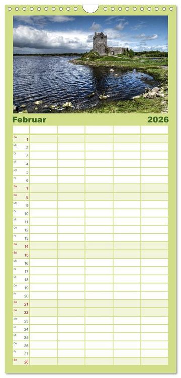 Produktbild: Familienplaner 2026 - Irlands Westk&uuml;ste mit 5 Spalten (Wandkalender, 21 x 45 cm) CALVENDO