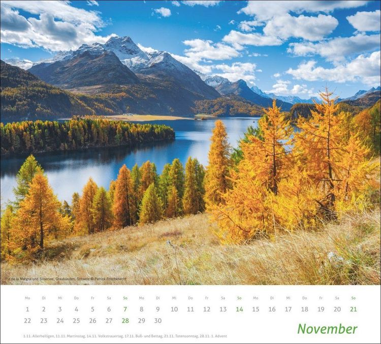 Produktbild: times&more Alpen Bildkalender 2027