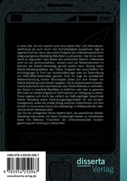 Produktbild: Mobile Marketing: Mobile-Marketing-Instrumente und ihre Tauglichkeit zur Kundengewinnung und -bindung