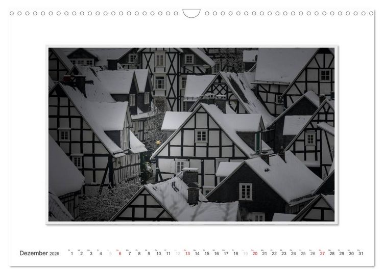 Produktbild: Emotionale Momente: Freudenberg &ndash; Ansichten einer Stadt. (Wandkalender 2026 DIN A3 quer), CALVENDO Monatskalender