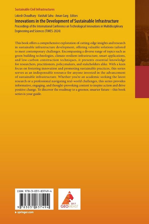 Produktbild: Innovations in the Development of Sustainable Infrastructure