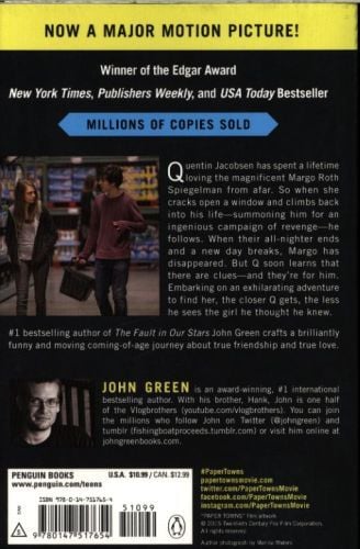 Produktbild: Green, J: Paper Towns/Movie Tie-In