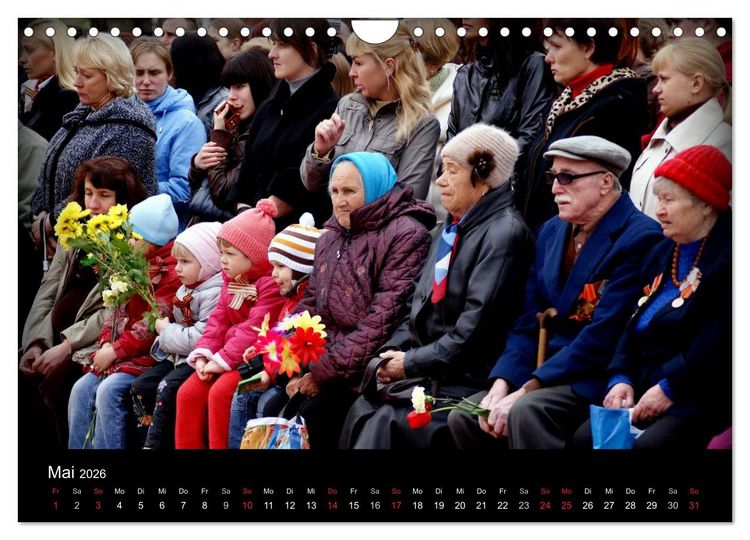 Produktbild: GESICHTER RUSSLANDS 2026 (Wandkalender 2026 DIN A4 quer), CALVENDO Monatskalender