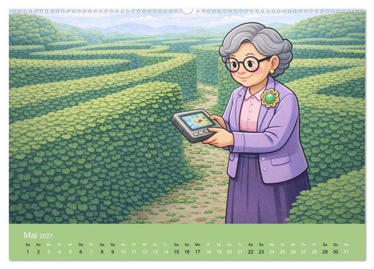 Produktbild: Ich bin noch nicht fertig - Oma Edition (hochwertiger Premium Wandkalender 2027 DIN A2 quer), Kunstdruck in Hochglanz