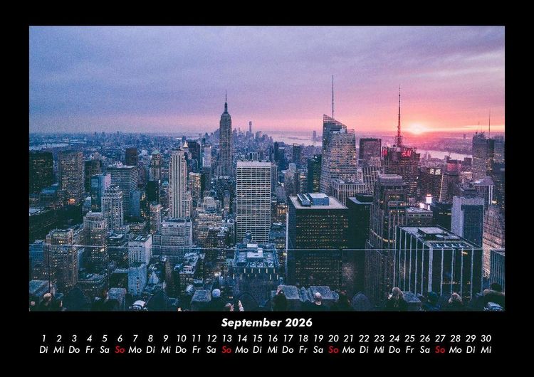 Produktbild: New York 2026 Fotokalender DIN A3