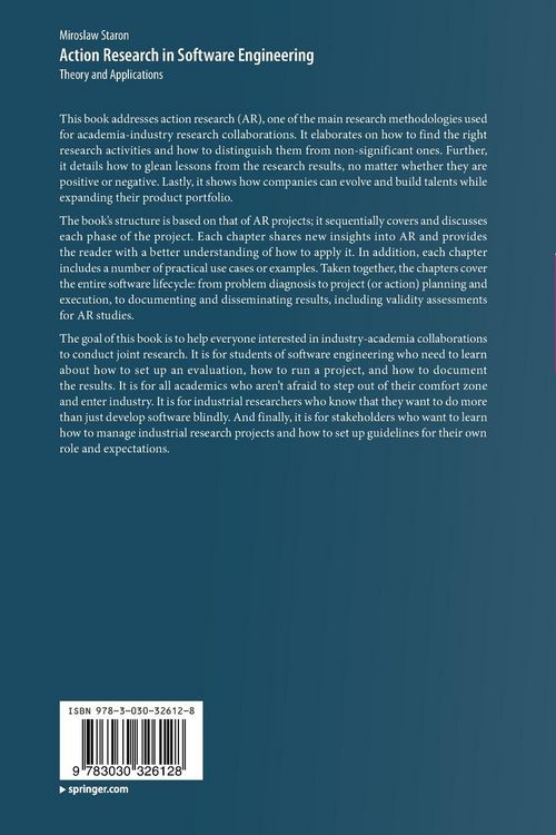 Produktbild: Action Research in Software Engineering