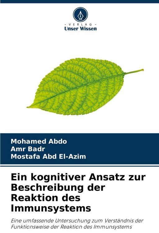 Produktbild: Ein kognitiver Ansatz zur Beschreibung der Reaktion des Immunsystems