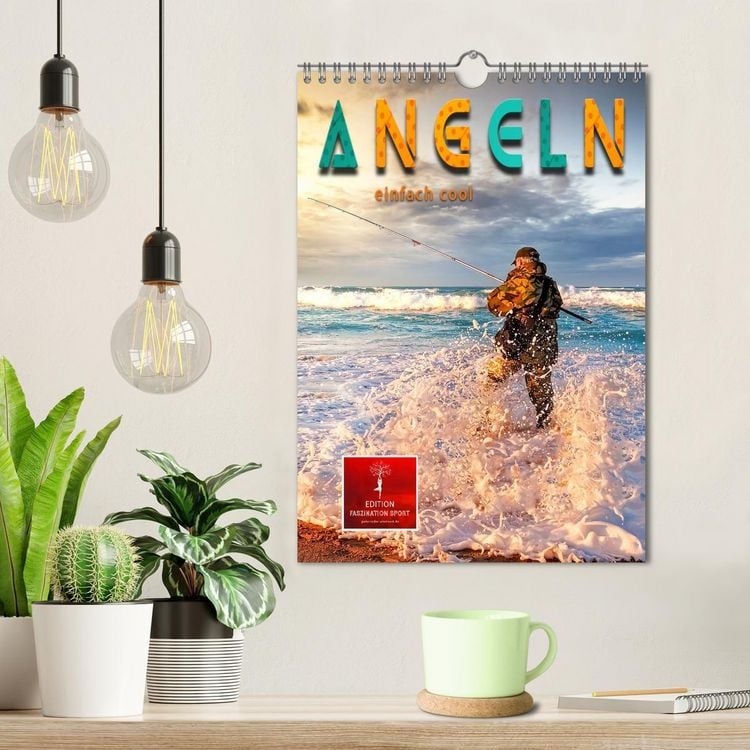 Produktbild: Angeln - einfach cool (Wandkalender 2026 DIN A4 hoch), CALVENDO Monatskalender