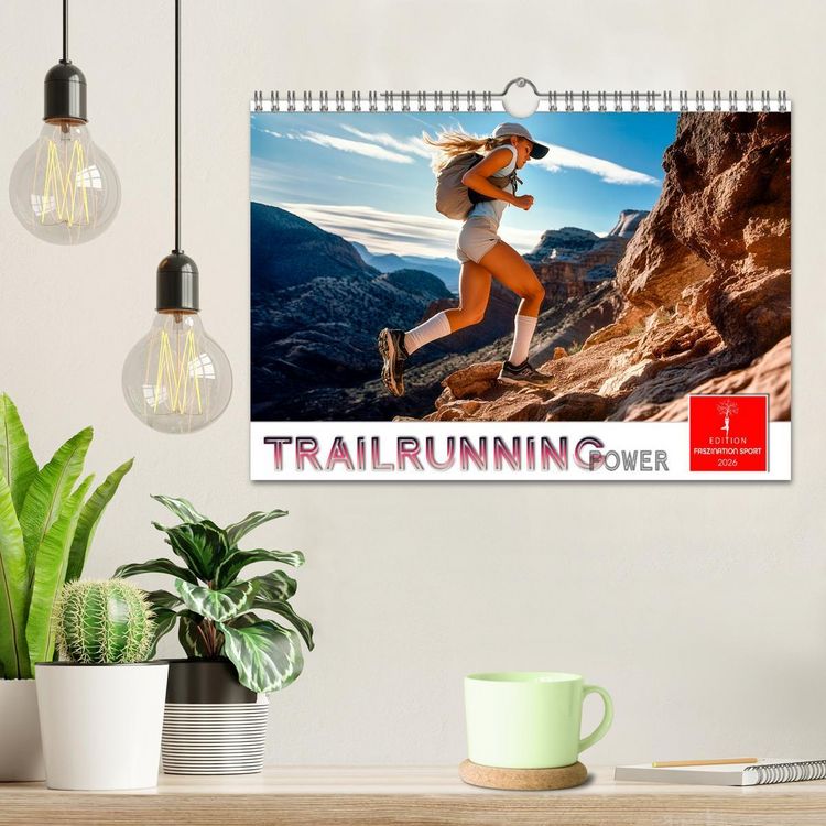 Produktbild: Trailrunning Power (Wandkalender 2026 DIN A4 quer), CALVENDO Monatskalender