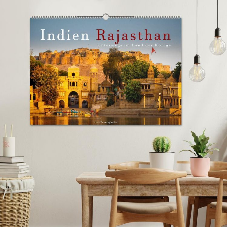 Produktbild: Indien Rajasthan: Unterwegs im Land der K&ouml;nige (Wandkalender 2026 DIN A2 quer), CALVENDO Monatskalender