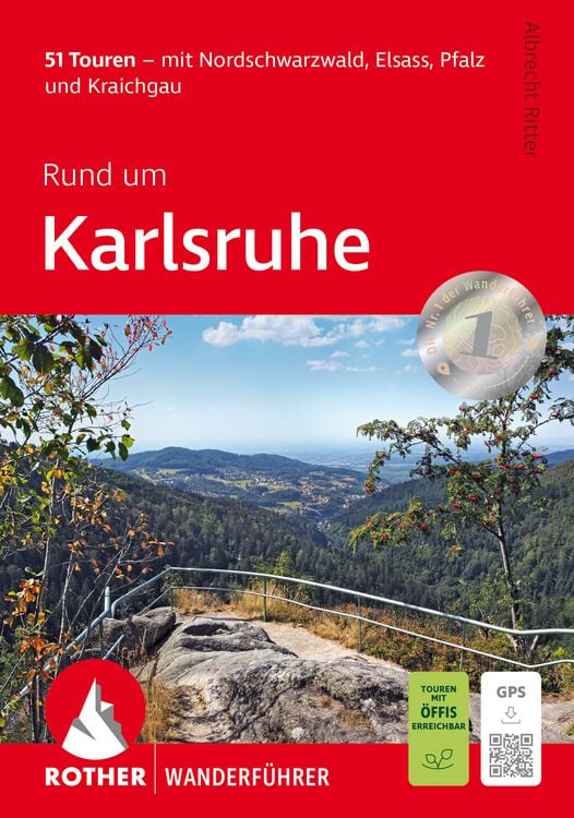 Produktbild: ROTHER Wanderf&uuml;hrer Rund um Karlsruhe