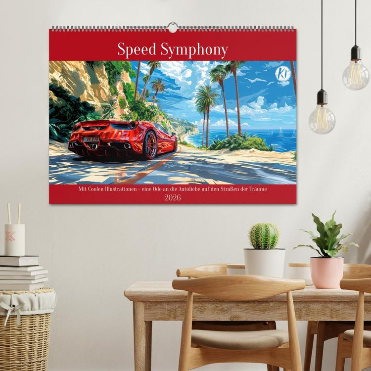 Produktbild: Speed Symphony (Wandkalender 2026 DIN A2 quer), CALVENDO Monatskalender