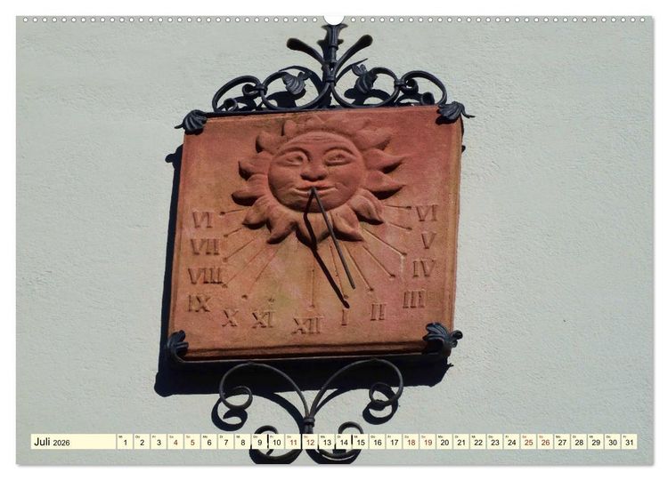 Produktbild: Sonnenuhren - Sonnenstunden (hochwertiger Premium Wandkalender 2026 DIN A2 quer), Kunstdruck in Hochglanz