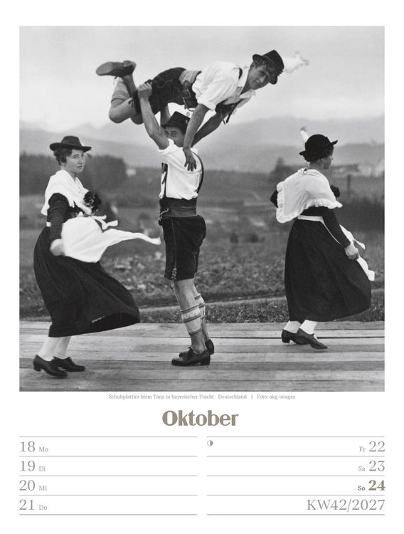 Produktbild: Die gute alte Zeit Wochenplaner Kalender 2027