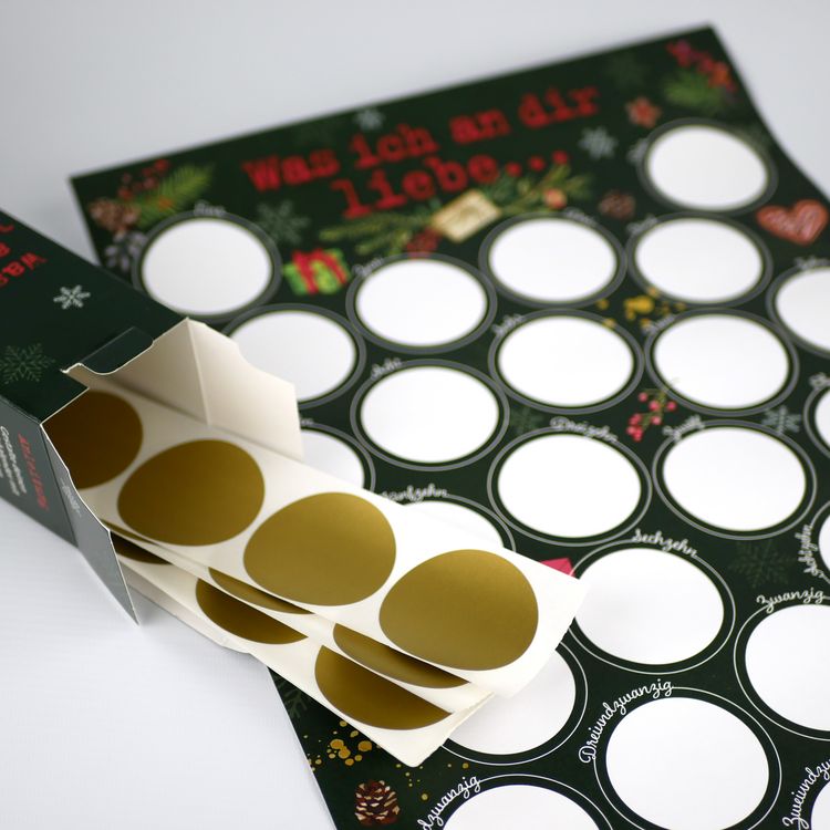 Produktbild: Was ich an dir liebe &ndash; Der Rubbel-Adventskalender