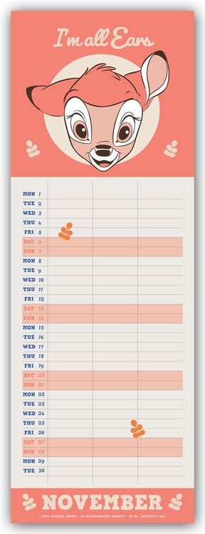 Produktbild: Disney Classics &ndash; You, Me and Us 2027 &ndash; Slimline-Kalender