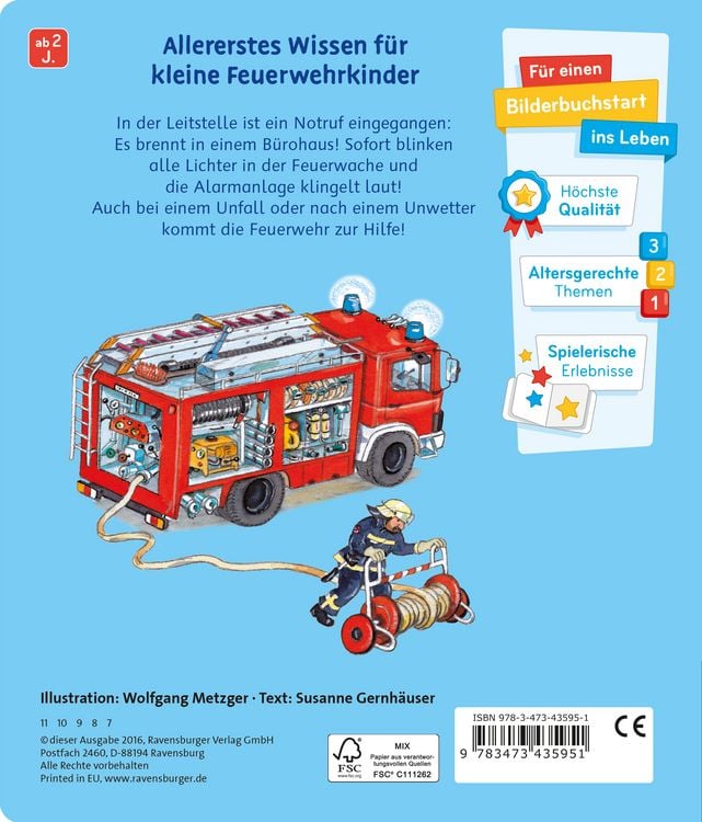 Produktbild: Meine Welt der Fahrzeuge: Die Feuerwehr